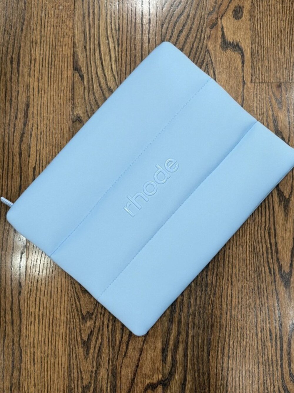 NWT Rhode Skin Oversized Sugarberry Blue Makeup Bubble Bag Limited Edition